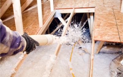 Blown in Attic insulation