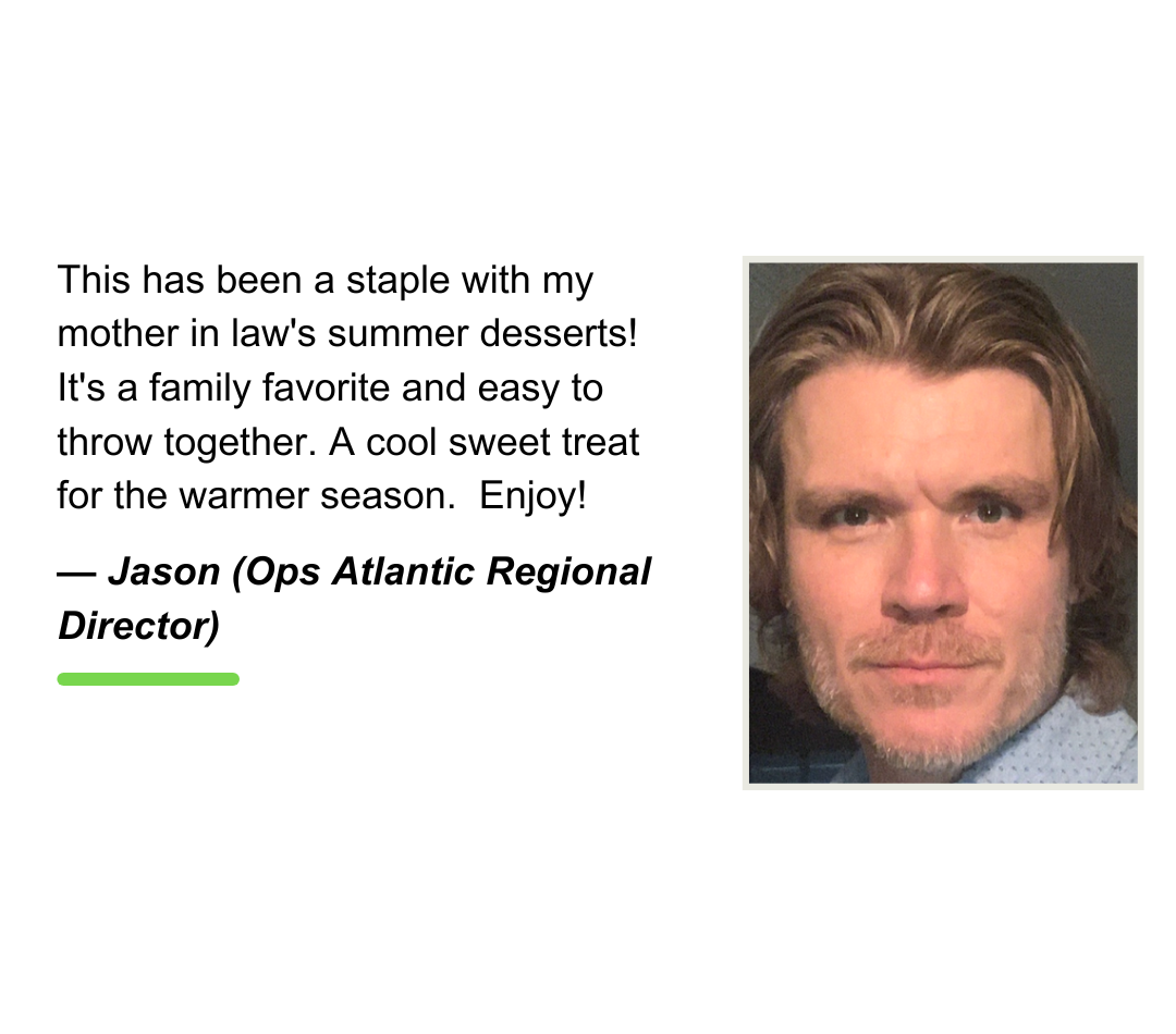 Seasonal sizzle, summer 2025, Lemon Lush Recipe - Jason, regional director at alta pest control